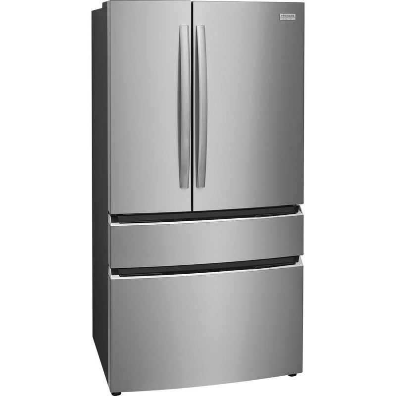 Frigidaire Gallery Réfrigérateur quatre portes avec porte à deux battants de 27,2 pi. cu. avec distributeur d'eau interne et machine à glaçons GRMN2872AF - VENTE FINALE - BOITE OUVERTE - VENDU TEL QUEL - Germain Larivière