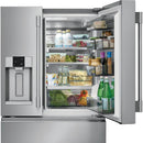 Frigidaire Professional Réfrigérateur quatre portes avec porte à deux battants à profondeur de comptoir de 36 po., 21,8 pi.cu. avec système d'eau et de glaçons externe PRMC2285AF - VENTE FINALE - BOITE OUVERTE - VENDU TEL QUEL - Germain Larivière