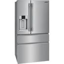 Frigidaire Professional Réfrigérateur quatre portes avec porte à deux battants à profondeur de comptoir de 36 po., 21,8 pi.cu. avec système d'eau et de glaçons externe PRMC2285AF - VENTE FINALE - BOITE OUVERTE - VENDU TEL QUEL - Germain Larivière