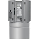 Frigidaire Professional Réfrigérateur quatre portes avec porte à deux battants à profondeur de comptoir de 36 po., 21,8 pi.cu. avec système d'eau et de glaçons externe PRMC2285AF - VENTE FINALE - BOITE OUVERTE - VENDU TEL QUEL - Germain Larivière
