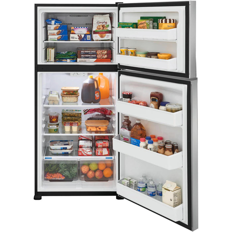 Frigidaire Réfrigérateur à congélateur supérieur amovible de 30 pouces, 20 pi. cu. avec système de refroidissement EvenTemp™ FFHT2022AS - Germain Larivière
