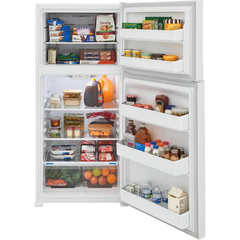 Frigidaire Réfrigérateur à congélateur supérieur amovible de 30 pouces, 20 pi. cu. avec système de refroidissement EvenTemp™ FFHT2022AW - Germain Larivière