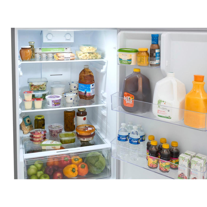 Frigidaire Réfrigérateur à congélateur supérieur autonome de 27 9/16 pouces, 16 pi. cu. FRTE1622AS - Germain Larivière