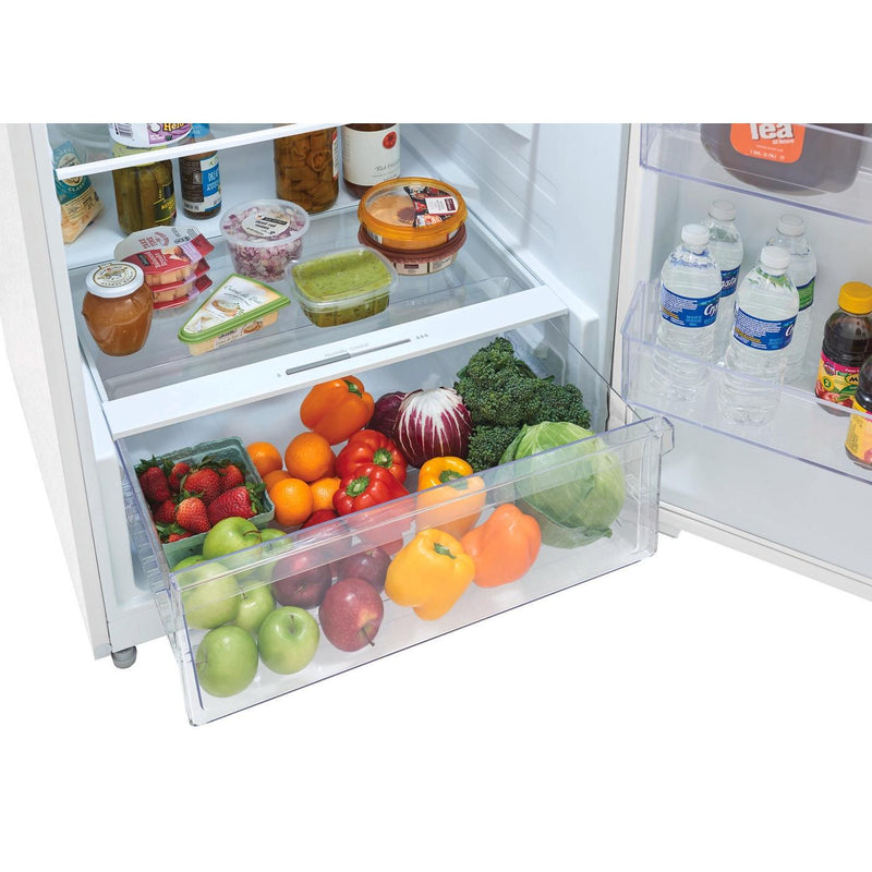 Frigidaire Réfrigérateur à congélateur supérieur autonome de 27 9/16 pouces, 16 pi. cu. FRTE1622AW - Germain Larivière