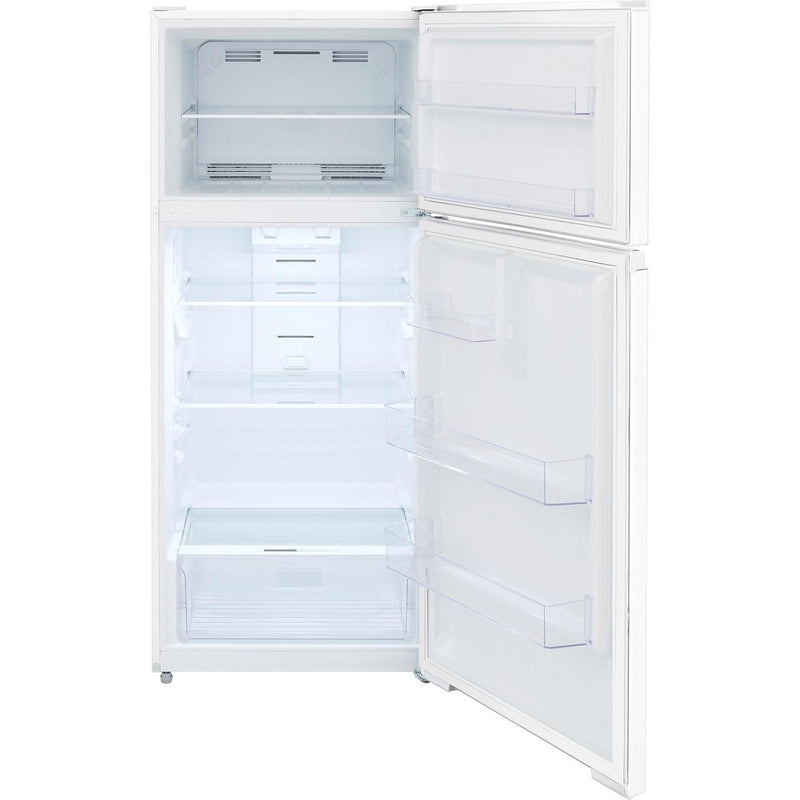 Frigidaire Réfrigérateur à congélateur supérieur autonome de 27 9/16 pouces, 16 pi. cu. FRTE1622AW - Germain Larivière