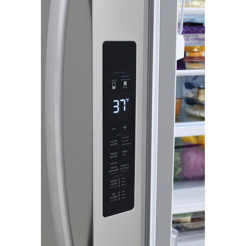 Frigidaire Réfrigérateur trois portes avec porte à deux battants amovible de 36 pouces, 28,8 pi. cu. avec machine à glaçons FRFN2813AF - Germain Larivière
