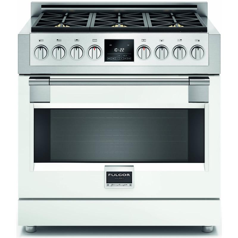 Fulgor Milano Kit de porte Profeesional pour cuisinières - Blanc Palladio PDRKIT36WH - Germain Larivière