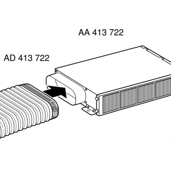 Gaggenau Accessoires de ventilation Kits Cache - conduit AD413722 - Germain Larivière