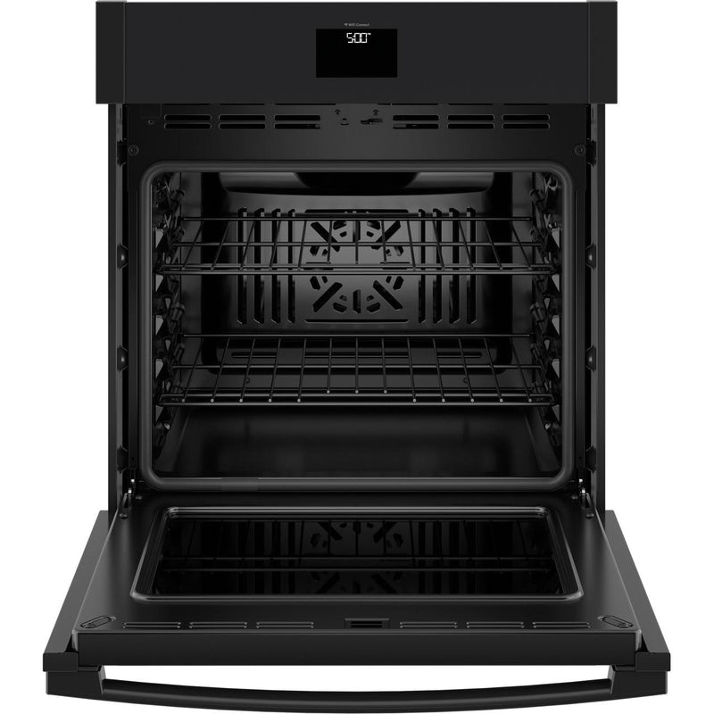 GE Four mural encastré simple de 27 pouces, 4,3 pi. cu. avec convection véritable européenne JKS5000DVBB - Germain Larivière