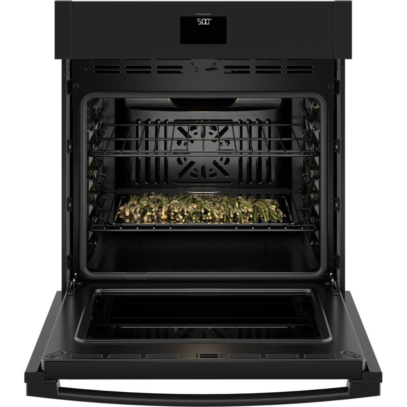 GE Four mural encastré simple de 27 pouces, 4,3 pi. cu. avec convection véritable européenne JKS5000DVBB - Germain Larivière
