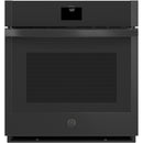 GE Four mural encastré simple de 27 pouces, 4,3 pi. cu. avec convection véritable européenne JKS5000DVBB - Germain Larivière