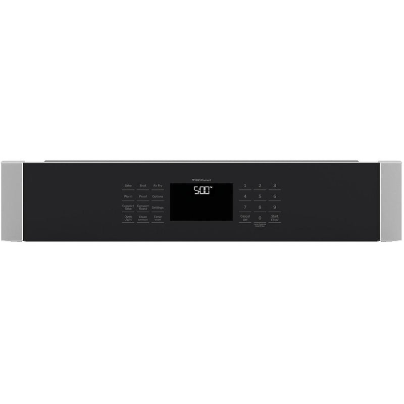 GE Four mural encastré simple de 27 pouces, 4,3 pi. cu. avec convection véritable européenne JKS5000SVSS - Germain Larivière