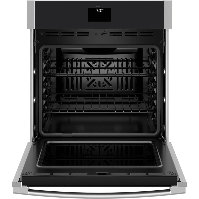 GE Four mural encastré simple de 27 pouces, 4,3 pi. cu. avec convection véritable européenne JKS5000SVSS - Germain Larivière