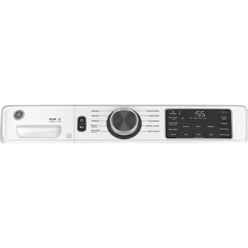 GE Laveuse à chargement frontal de 5.5 pi.cu. avec connexion Wi - Fi GFW550SMNWW - Germain Larivière
