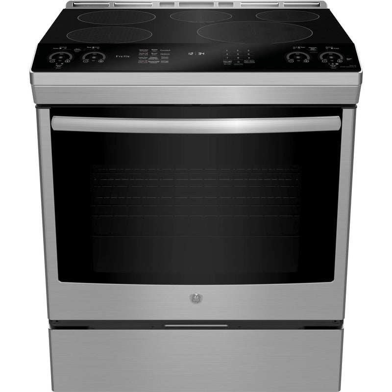 GE Profile Cuisinière encastrable électrique induction de 30 po. avec technology convection européenne véritable PCHS920YMFS - VENTE FINALE - BOITE OUVERTE - VENDU TEL QUEL - Germain Larivière