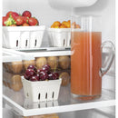 GE Réfrigérateur trois portes avec porte à deux battants à profondeur de comptoir de 36 po., 21,9 pi.cu. avec machine à glaçons interne GWE22JYMFS - Germain Larivière