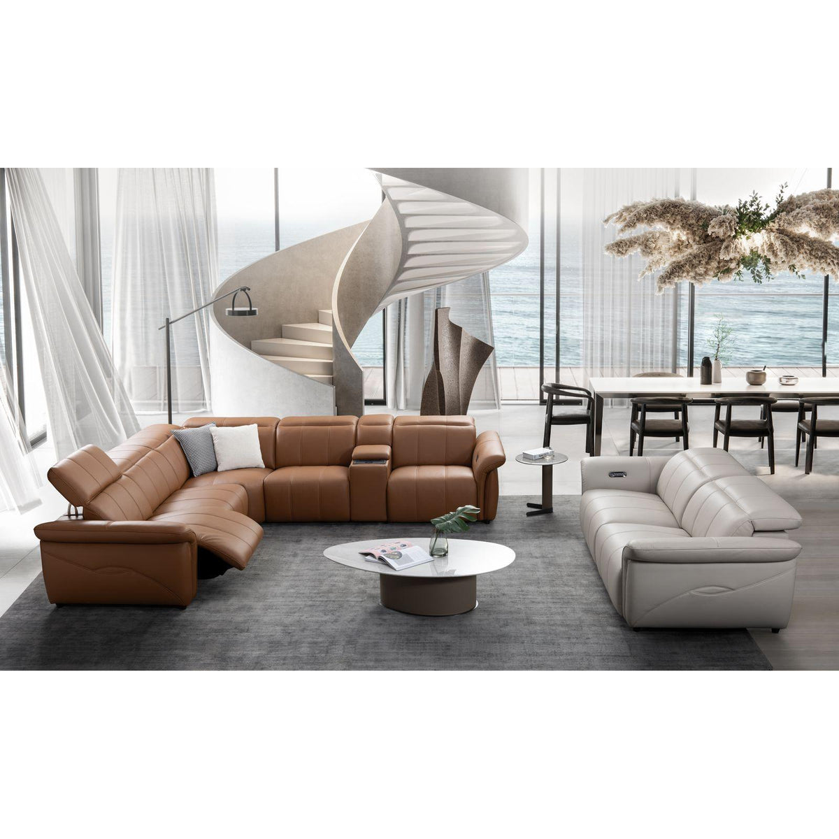 Germain Larivière Sectionals Power Recline 916766