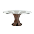  Couleur_Noyer -- Germain Larivière Round Dining Tables IMAGE 1