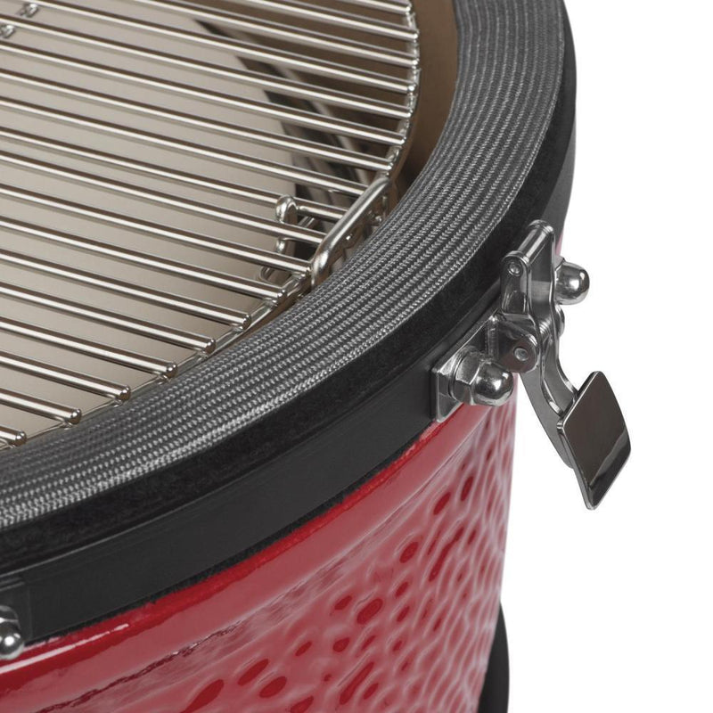 Kamado Joe Barbecue Big Joe II rouge de 24 po. avec chariot BJ24RHC - Germain Larivière
