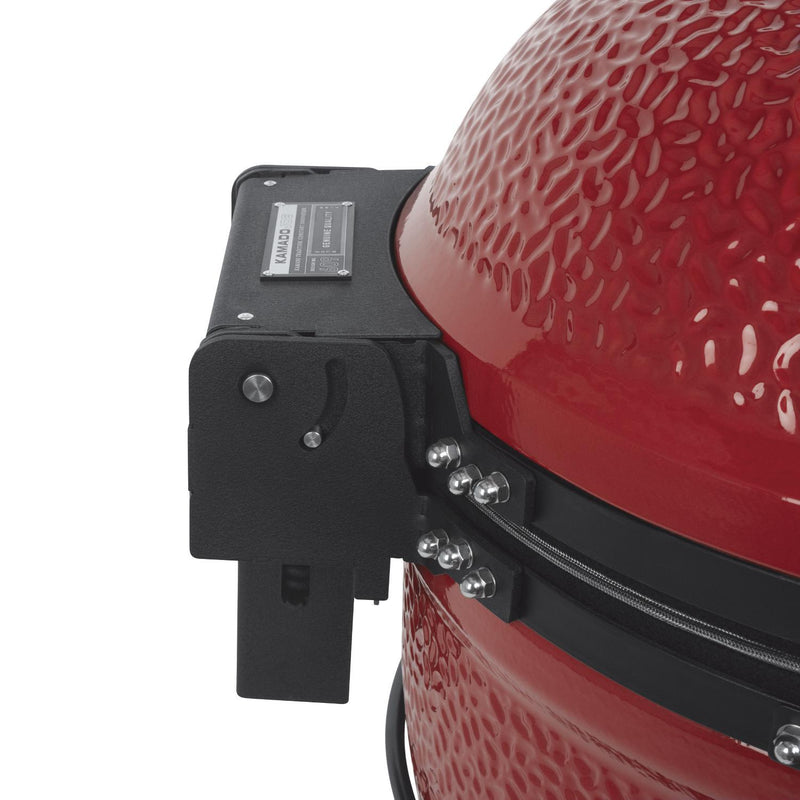Kamado Joe Barbecue Big Joe II rouge de 24 po. avec chariot BJ24RHC - Germain Larivière
