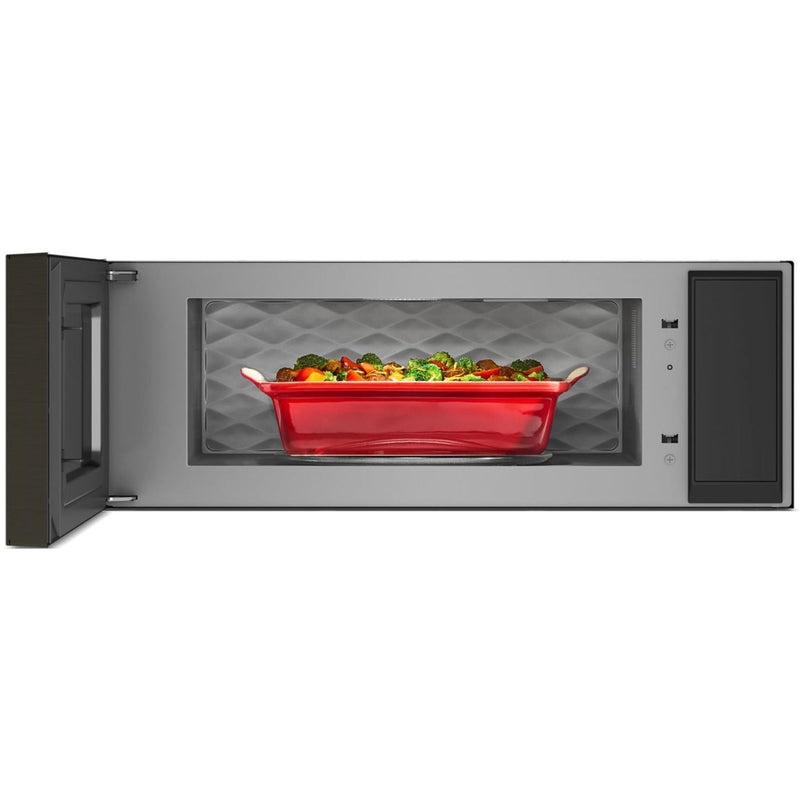 KitchenAid Four à micro - ondes à hotte intégrée de 30 pouces, 1,1 pi. cu. YKMML550RBS - Germain Larivière