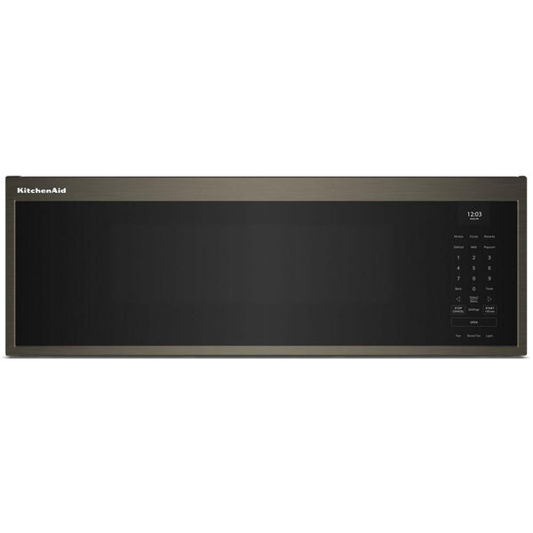 KitchenAid Four à micro - ondes à hotte intégrée de 30 pouces, 1,1 pi. cu. YKMML550RBS - Germain Larivière