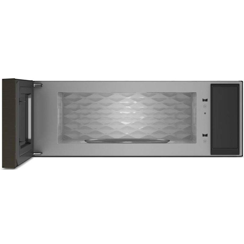 KitchenAid Four à micro - ondes à hotte intégrée de 30 pouces, 1,1 pi. cu. YKMML550RBS - Germain Larivière