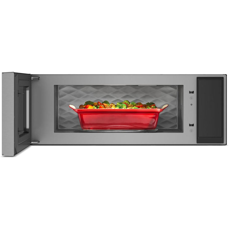 KitchenAid Four à micro - ondes à hotte intégrée de 30 pouces, 1,1 pi. cu. YKMML550RPS - Germain Larivière