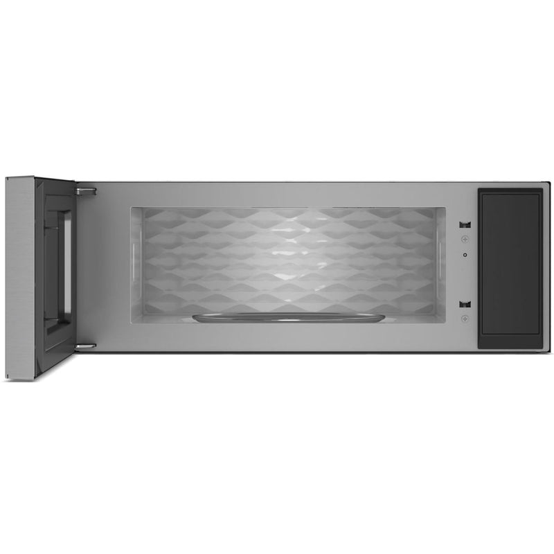 KitchenAid Four à micro - ondes à hotte intégrée de 30 pouces, 1,1 pi. cu. YKMML550RPS - Germain Larivière