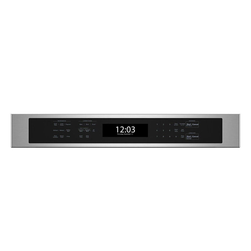 KitchenAid Four mural combiné avec micro - ondes encastré de 30 pouces, 6,4 pi.cu. avec Air Fry KOEC530PPS - Germain Larivière