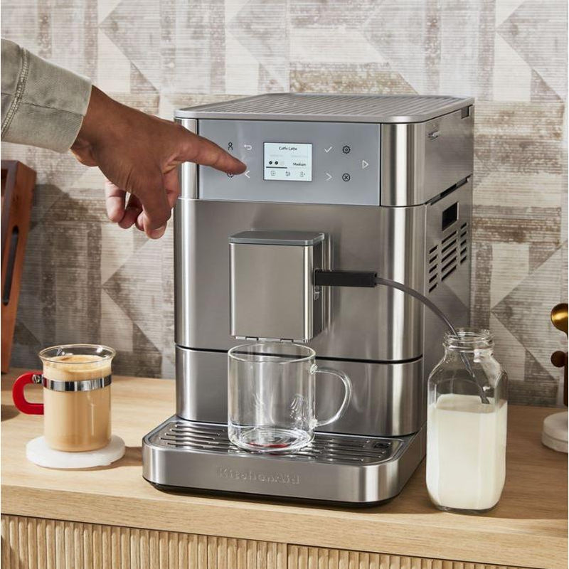 KitchenAid Machine à espresso entièrement automatique KF6 KES8556SX - Germain Larivière