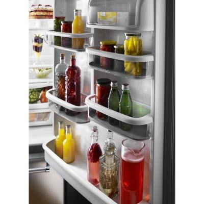KitchenAid Réfrigérateur à congélateur inférieur de 33 po, 22.1 pi cu KRBR102ESS - Germain Larivière