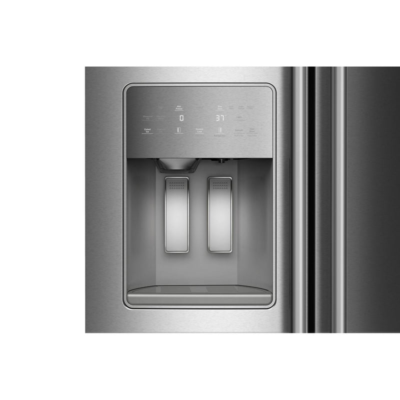 KitchenAid Réfrigérateur côte - à - côte de 36 pouces, 21 pi. cu. avec distributeur d'eau et de glace KRSC536RPS - Germain Larivière