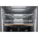 KitchenAid Réfrigérateur quatre portes avec porte à deux battants à profondeur de comptoir de 36 pouces, 19,4 pi. cu. avec distributeur d'eau et de glaçons KRQC736RPS - Germain Larivière