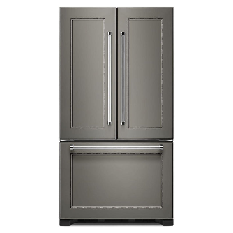KitchenAid Réfrigérateur trois portes avec porte à deux battants à profondeur de comptoir de 36 po., 22 pi.cu. avec distributeur d'eau interieur KRFC302EPA - Germain Larivière