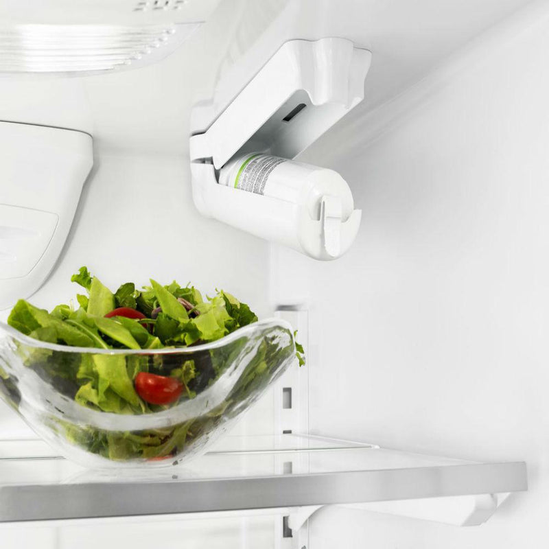KitchenAid Réfrigérateur trois portes avec porte à deux battants amovible de 36 po., 25 pi.cu. avec système de température ExtendFresh™ Plus KRFF305EBS - Germain Larivière