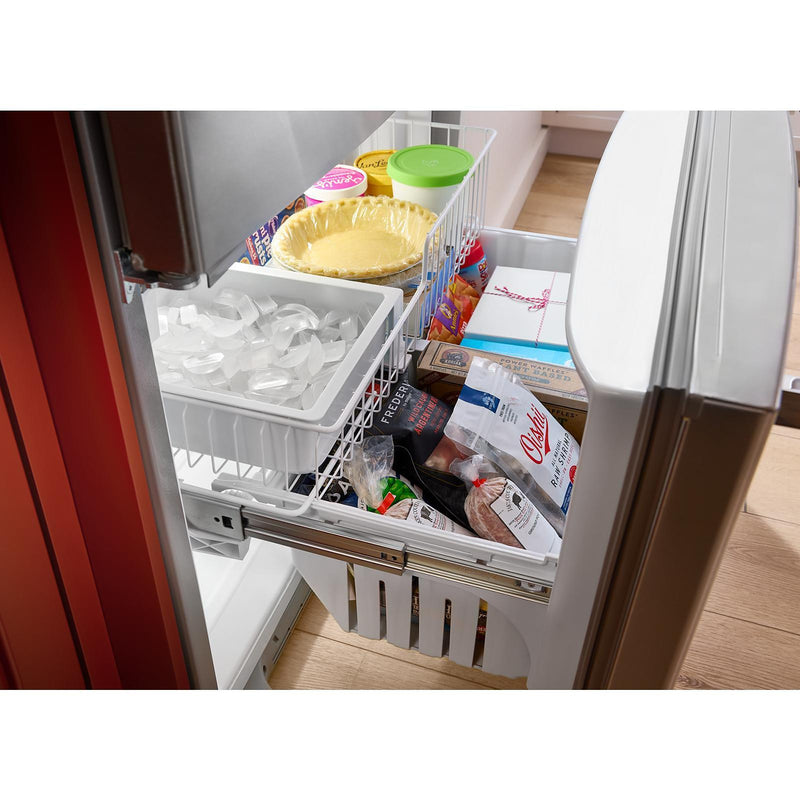 KitchenAid Réfrigérateur trois portes avec porte à deux battants de 36 po KRFC136RPS - Germain Larivière