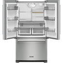 KitchenAid Réfrigérateur trois portes avec porte à deux battants de 36 po KRFC136RPS - Germain Larivière