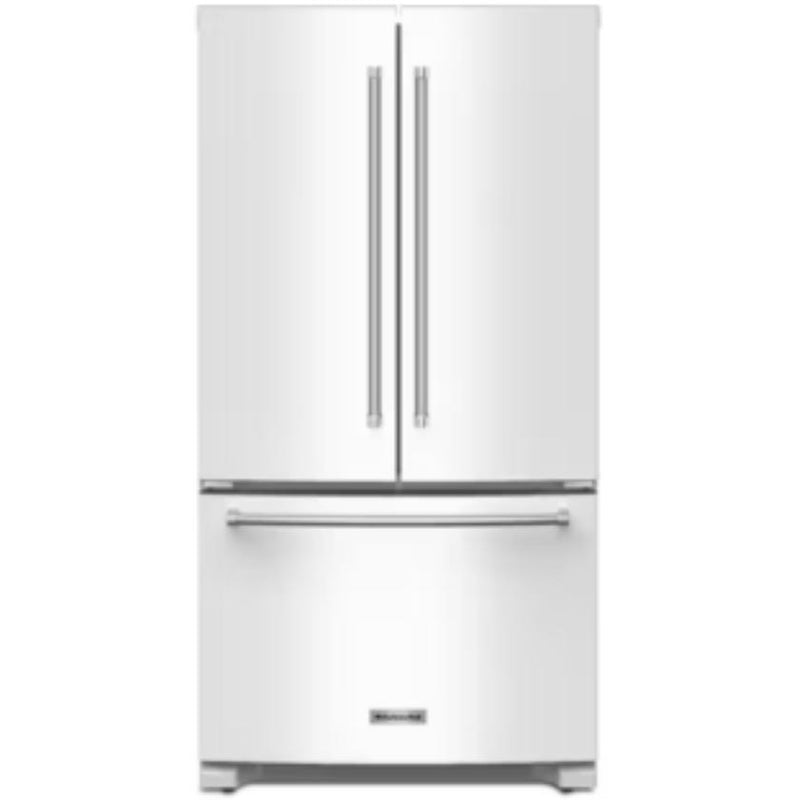 KitchenAid Réfrigérateur trois portes avec porte à deux battants de 36 po KRFC136RWH - Germain Larivière