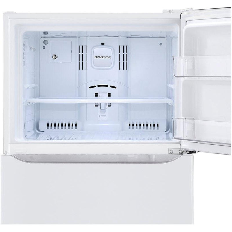 LG Réfrigérateur à congélateur supérieur amovible de 30 po., 20,2 pi.cu. avec Smart Diagnosis™ LTCS20020W - Germain Larivière