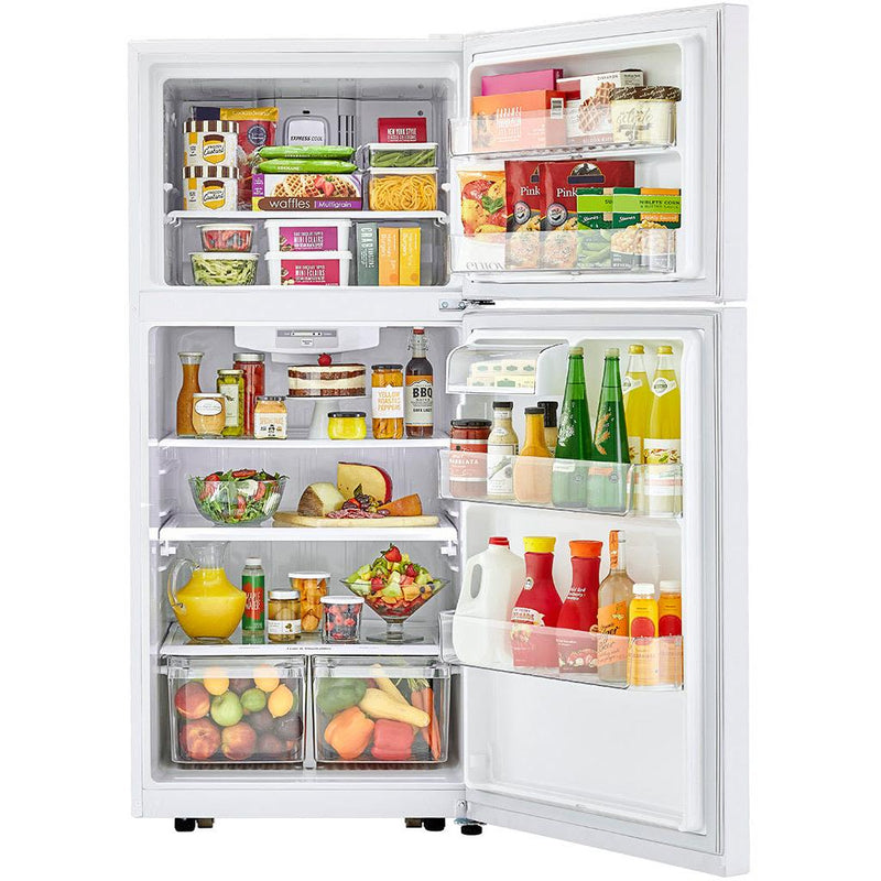 LG Réfrigérateur à congélateur supérieur amovible de 30 po., 20,2 pi.cu. avec Smart Diagnosis™ LTCS20020W - Germain Larivière