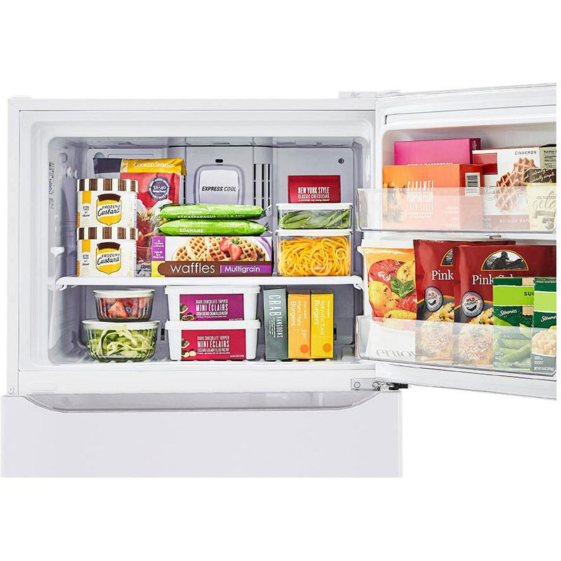 LG Réfrigérateur à congélateur supérieur amovible de 30 po., 20,2 pi.cu. avec Smart Diagnosis™ LTCS20020W - Germain Larivière