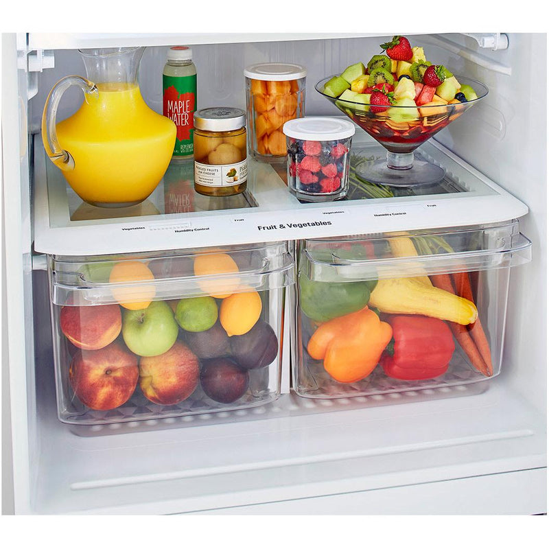 LG Réfrigérateur à congélateur supérieur amovible de 30 po., 20,2 pi.cu. avec Smart Diagnosis™ LTCS20020W - Germain Larivière