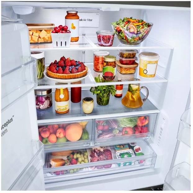 LG Réfrigérateur trois portes avec porte à deux battants à profondeur de comptoir de 36 pouces, 23,7 pi. cu. avec Wi - Fi LF24Z6530S - Germain Larivière