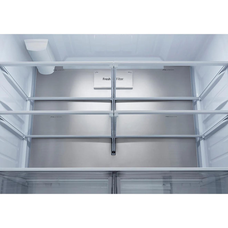 LG Réfrigérateur trois portes avec porte à deux battants à profondeur de comptoir Max de 36 pouces, 27 pi. cu. avec Linear Cooling™ LRFLC2706S VENTE FINALE - BOITE OUVERTE - VENDU TEL QUEL - Germain Larivière