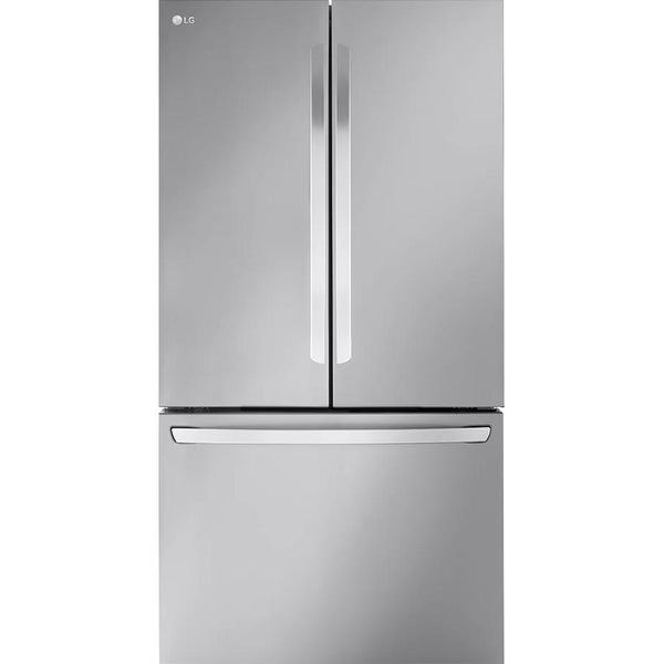 LG Réfrigérateur trois portes avec porte à deux battants à profondeur de comptoir Max de 36 pouces, 27 pi. cu. avec Linear Cooling™ LRFLC2706S VENTE FINALE - BOITE OUVERTE - VENDU TEL QUEL - Germain Larivière