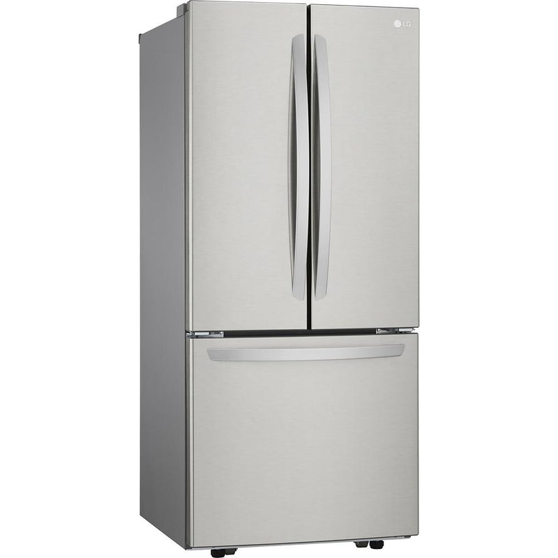 LG Réfrigérateur trois portes avec porte à deux battants amovible de 30 po, 21 pi cu avec 30 - inch, 21 cu.ft. avec système Smart Cooling® LFCS22520S - Germain Larivière