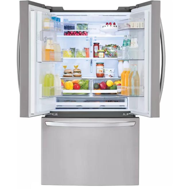LG Réfrigérateur trois portes avec porte à deux battants autonome avec Wi - Fi LHFS28XBS - Germain Larivière