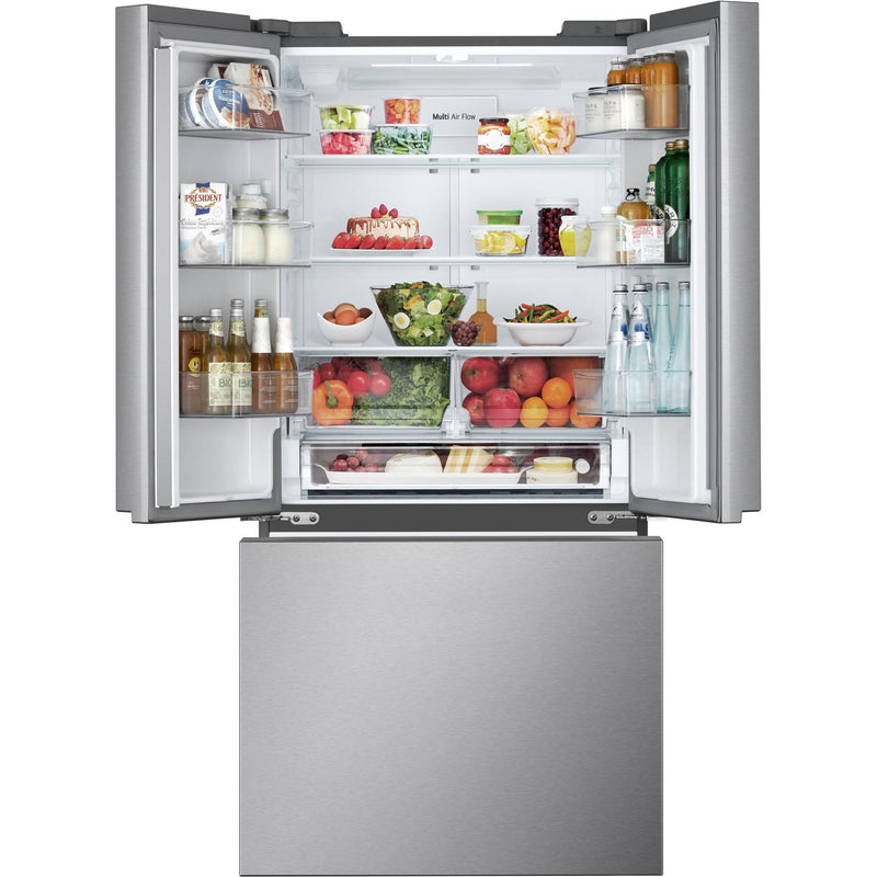LG Réfrigérateur trois portes avec porte à deux battants de 33 pouces et 25,1 pi cu LF25S6200S - Germain Larivière