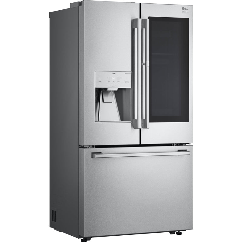 LG STUDIO Réfrigérateur amovible trois portes avec porte à deux battants de 36 po., 23.5 pi.cu. avec connection Wi - Fi SRFVC2416S - Germain Larivière